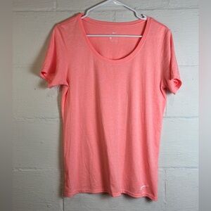 Nike Dri-Fit Woman’s Casual Peach Lightweight Athletic Sportswear Shirt Sz Med